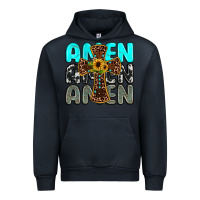 Navy amen Urban Hoodie - JahusDesignShop