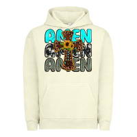 Pigment Pistachio amen Urban Hoodie - JahusDesignShop