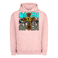 Pigment Salmon amen Urban Hoodie - JahusDesignShop