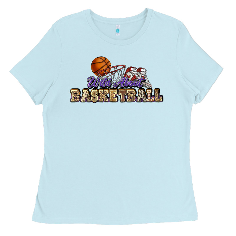 Wild About Basketball Ladies Tee by HowdyJamesFarm | Teevron