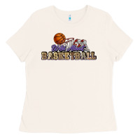 Bone Wild about Basketball Ladies Tee - HowdyJamesFarm