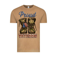 Vintage Camel proud veteran camo shoes Vintage Tee - Jasminsmagicworld