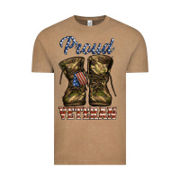 Vintage Coffee proud veteran camo shoes Vintage Tee - Jasminsmagicworld