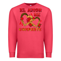 Cardinal el amor se comparte with churros Premium Sweatshirt - AdoDesignShop