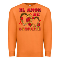 Carrot el amor se comparte with churros Premium Sweatshirt - AdoDesignShop