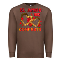 Chestnut el amor se comparte with churros Premium Sweatshirt - AdoDesignShop