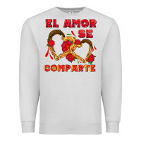 Dove Grey el amor se comparte with churros Premium Sweatshirt - AdoDesignShop