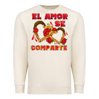 Sandshell el amor se comparte with churros Premium Sweatshirt - AdoDesignShop