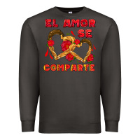 Smoke el amor se comparte with churros Premium Sweatshirt - AdoDesignShop
