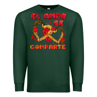 Sports Green el amor se comparte with churros Premium Sweatshirt - AdoDesignShop