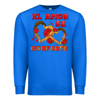 True Royal el amor se comparte with churros Premium Sweatshirt - AdoDesignShop