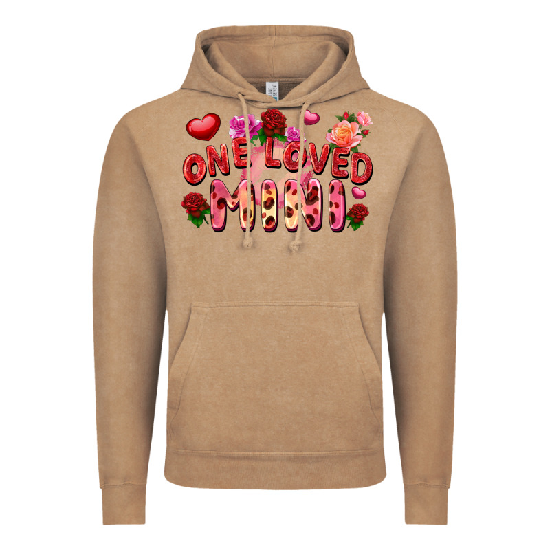 One Loved Mini Valentine's Day Vintage Hoodie by FaDigitalArtStudio | Teevron