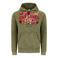 Vintage Olive One loved mini Valentine's Day Vintage Hoodie - FaDigitalArtStudio
