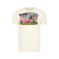 Vintage Arctic Happy Easter truck with farm animals Easter Day Vintage Tee - CowGirlArtShop