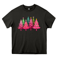 Asphalt christmas tress with lights Heavy Core Tee - texasbilliewilder