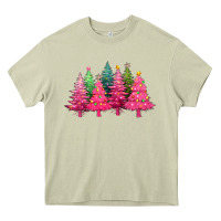 Mossy christmas tress with lights Heavy Core Tee - texasbilliewilder