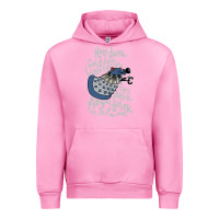 Fuchsia Pink Little can of hate movie special dalek Urban Hoodie - maiPhamDesign