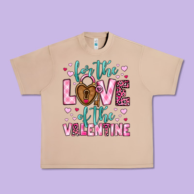For The Love Of The Valentine Urban Heavy Tee Designed By Oliviacreatesart