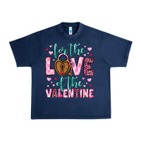 Navy for the love of the valentine Urban Heavy Tee - OliviaCreatesArt