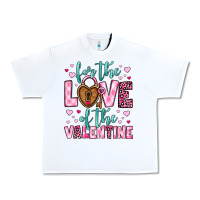 White for the love of the valentine Urban Heavy Tee - OliviaCreatesArt