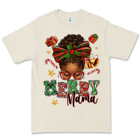 Bone merry mama afro messy bun Premium Tee - texasbilliewilder