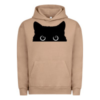 Pigment Burro Peeking Cat Urban Hoodie - maiPhamDesign