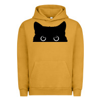 Pigment Peanut Butter Peeking Cat Urban Hoodie - maiPhamDesign