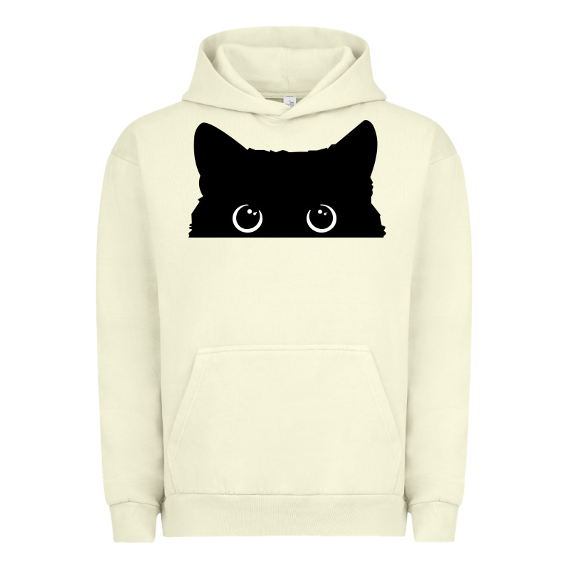 Peeking Cat Urban Hoodie by maiPhamDesign | Teevron