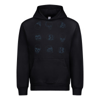 Black Skulls Urban Hoodie - maiPhamDesign