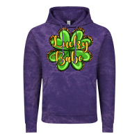Cloud Purple St. Patrick's Lucky babe Vintage Hoodie - OliviaCreatesArt