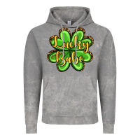 Cloud Rock St. Patrick's Lucky babe Vintage Hoodie - OliviaCreatesArt