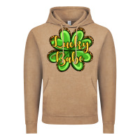 Vintage Coffee St. Patrick's Lucky babe Vintage Hoodie - OliviaCreatesArt