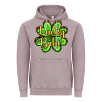 St. Patrick's Lucky Babe Vintage Hoodie | Teevron