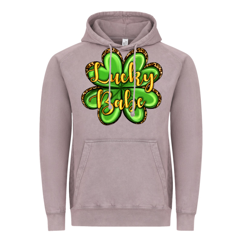 St. Patrick's Lucky Babe Vintage Hoodie by OliviaCreatesArt | Teevron