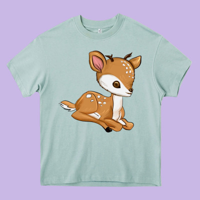 Gazelle Heavy Core Tee Designed By Texasbilliewilder