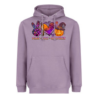 Lavender peace love halloween Heavyweight Hoodie - AdoDesignShop
