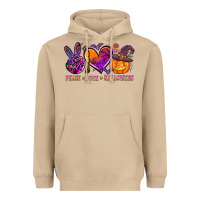 Mushroom peace love halloween Heavyweight Hoodie - AdoDesignShop