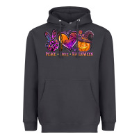 Smoke peace love halloween Heavyweight Hoodie - AdoDesignShop