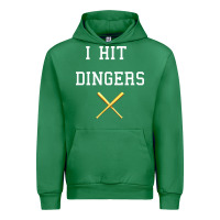 Emerald i hit dingers baseball Urban Hoodie - maiPhamDesign