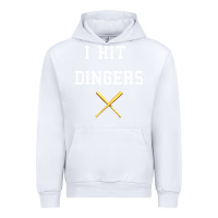White i hit dingers baseball Urban Hoodie - maiPhamDesign