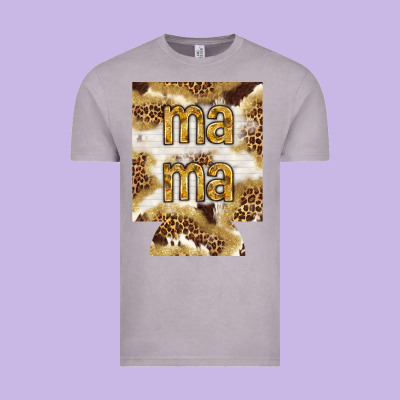 Mama With Leopard And Cowhide Regular Can Cooler Vintage Tee Designed By Howdyjamesfarm