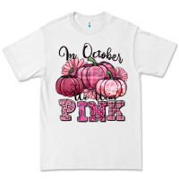 White in october we wear pink pumpkin Premium Tee - texasbilliewilder