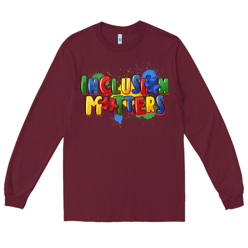 Inclusion Matters Long Sleeve Tee by FaDigitalArtStudio | Teevron