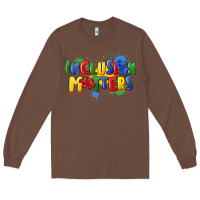 Chestnut Inclusion matters Long Sleeve Tee - FaDigitalArtStudio
