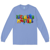 Colony Blue Inclusion matters Long Sleeve Tee - FaDigitalArtStudio