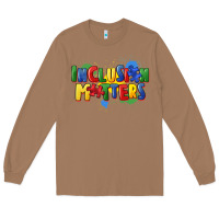 Toasted Coconut Inclusion matters Long Sleeve Tee - FaDigitalArtStudio