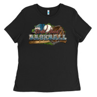 Black Wild about Baseball Ladies Tee - HowdyJamesFarm