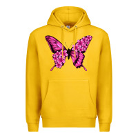 Lemon floral pink butterfly Premium Hoodie - Jasminsmagicworld
