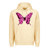 Pina Colada floral pink butterfly Premium Hoodie - Jasminsmagicworld