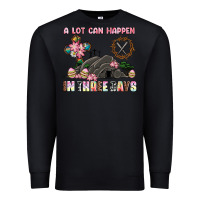 Black easter a lot can happen in three days Premium Sweatshirt - AdoDesignShop